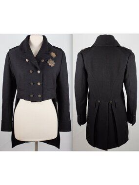 Ralph Lauren Jacket Purple Label sz 10 tailcoat jacket Collection embroidered